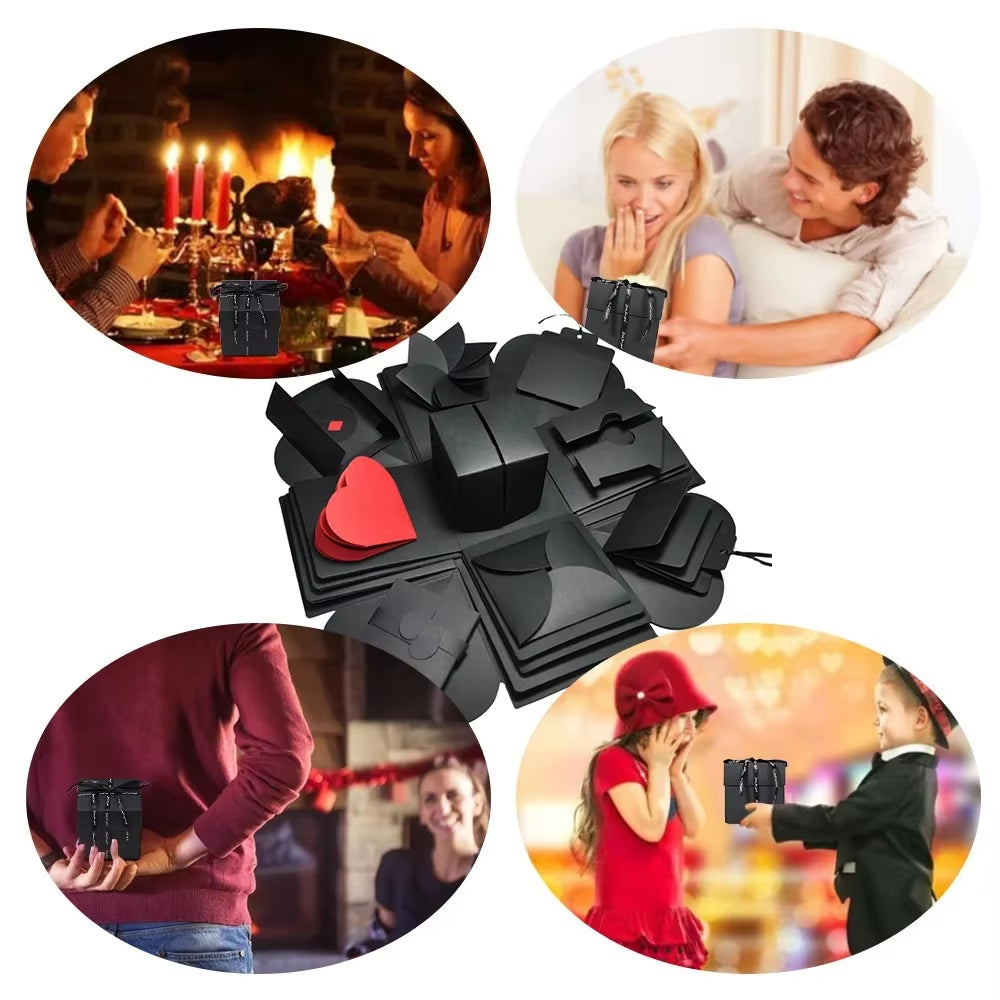 DIY Explosion Photo Album Gift Box