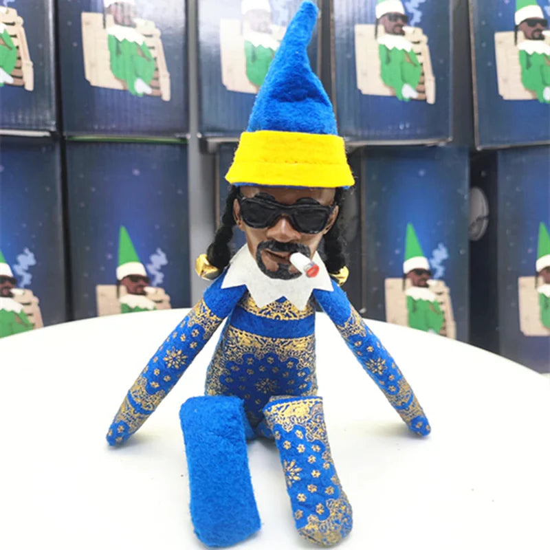 Snoop on a Stoop Christmas Elf Doll - Whimsical Home Decoration & Perfect Holiday Gift!