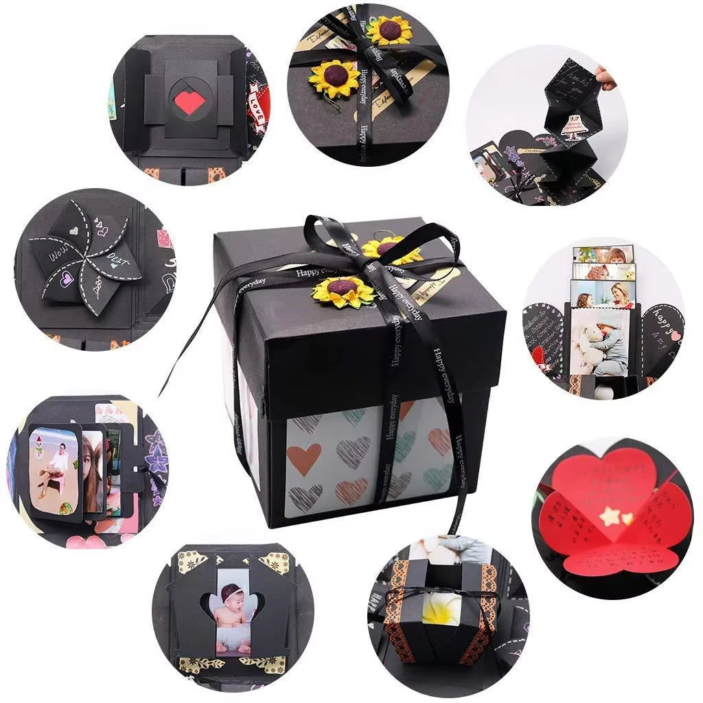 DIY Explosion Photo Album Gift Box