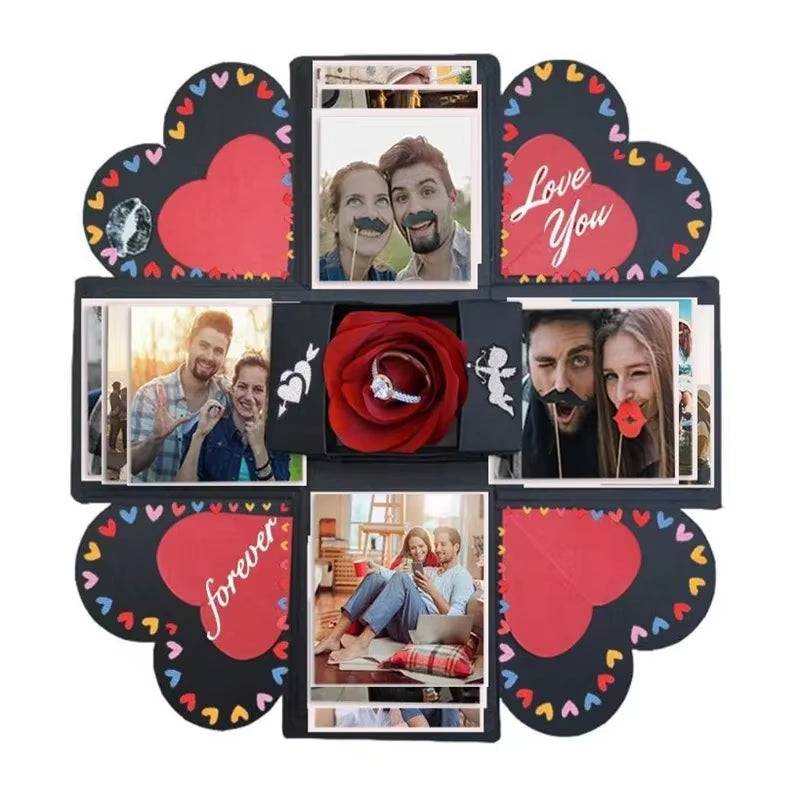DIY Explosion Photo Album Gift Box